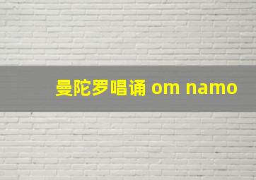 曼陀罗唱诵 om namo